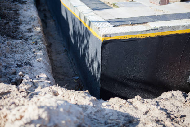 Residential Wet Basement Repair installation at a Greenwich, NJ home by SJ Waterproofing Pros
