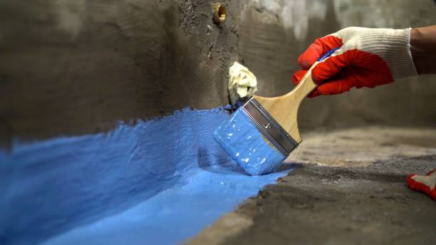 Commercial Wet Basement Repair project at a Greenwich, NJ business property by SJ Waterproofing Pros